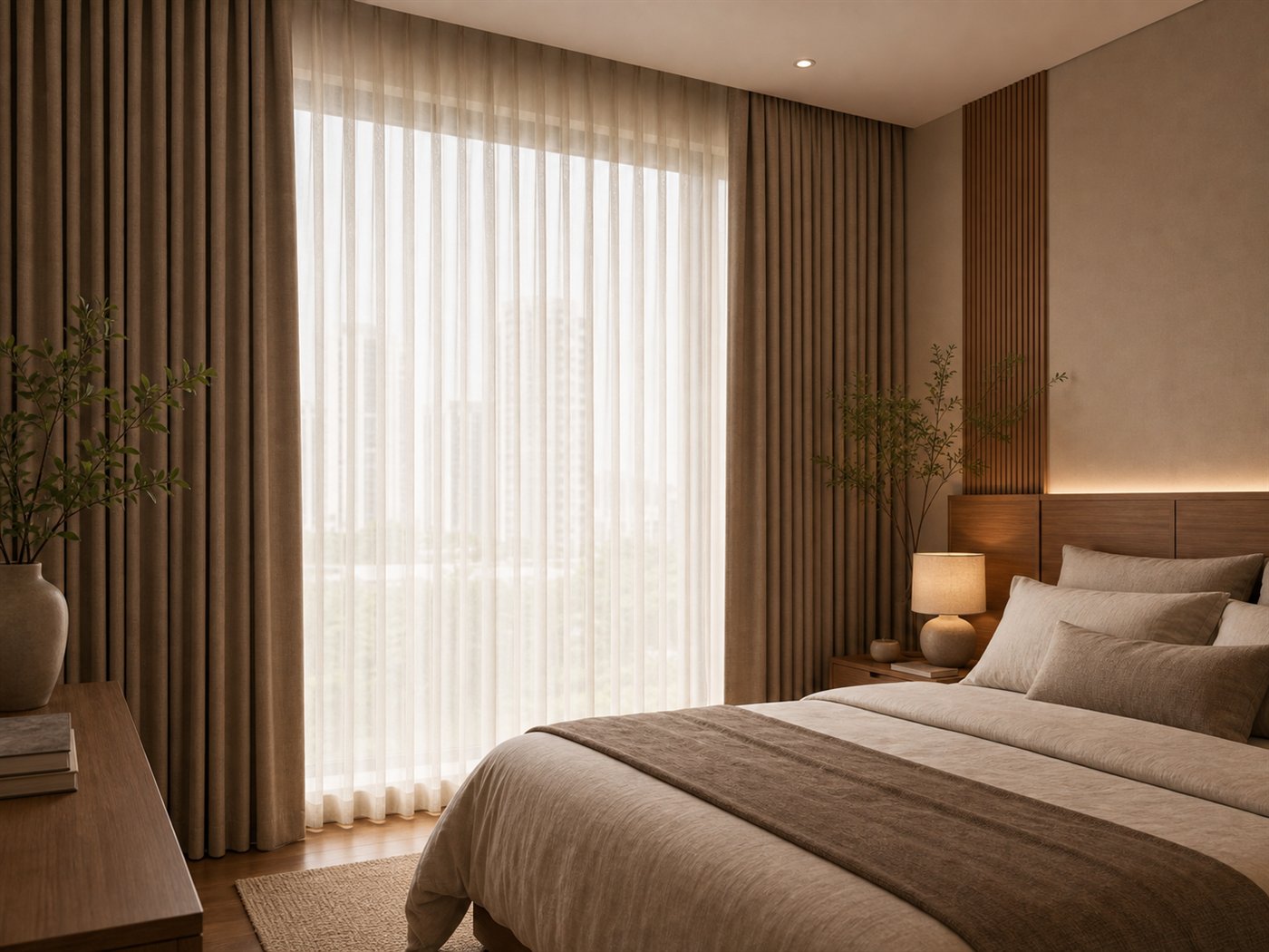 Day and night curtains
